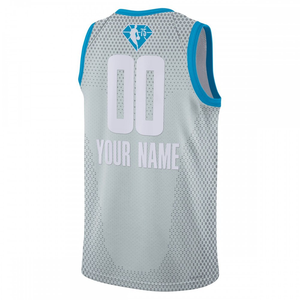Nike 2022 NBA All-Star Game Swingman Custom Jersey - Gray-Pro Kit Vault | Brand New 26/27 Sports Jerseys